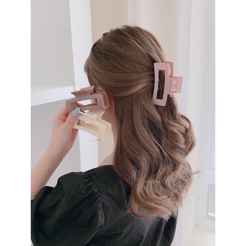 Kẹp Tóc Nhựa Hàm Cá Mập Cỡ Lớn Thời Trang Hàn Quốc Kiểu Dáng Thanh Lịch. - LADY