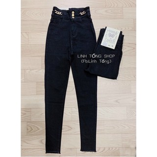 Quần jeans ôm body lưng siêu MÃ 80, quần jean nữ - J20