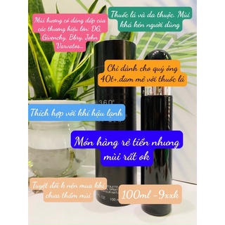 Nước hoa nam 360 black edt, 100ml