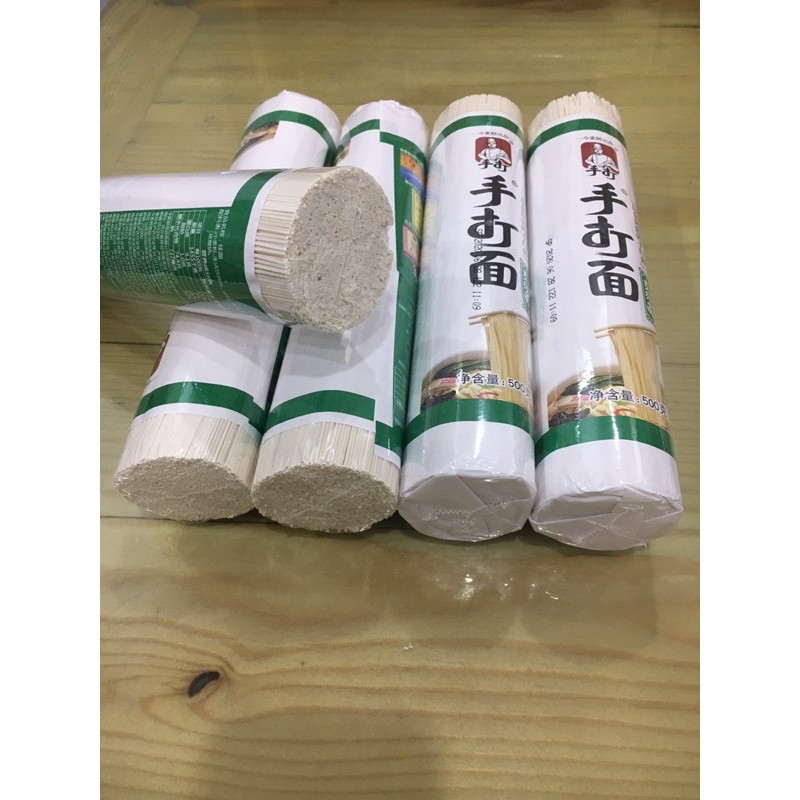 Mì sợi Jinmailang sợi tròn/sợi dẹt 500g/bó