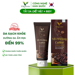 Tẩy tế bào chết body tẩy da chết mặt dưỡng da trắng sáng giúp mềm mịn da v9queen