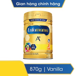 Sữa bột Enfamama lon 870g - sô, vani
