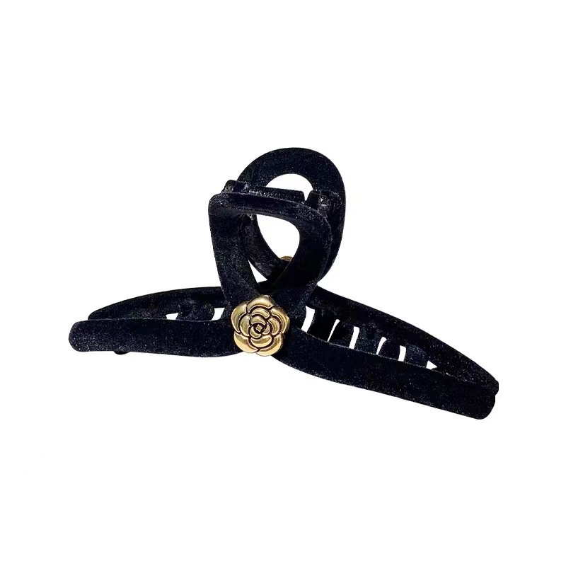 Kẹp Tóc Nhung Hình Cá Mập Phong Cách Retro 2022