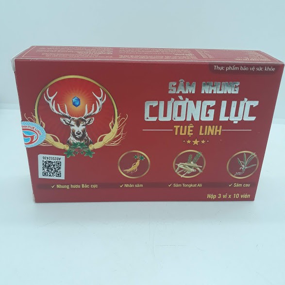 Sâm nhung cường lực Tuệ Linh 30 viên