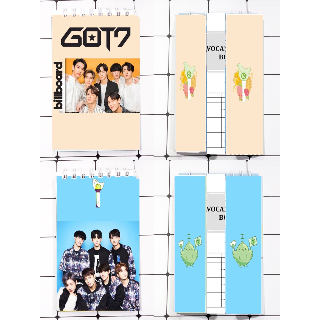 sổ tay từ vựng GOT7 ITZY MAMAMOO RED VELVET TVI49 sổ từ vựng dễ thương