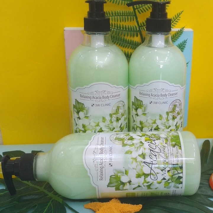 SỮA TẮM DƯỠNG ẨM DA TRÁI CÂY 3W CLINIC RELAXING FRUITS BODY CLEANSER MỸ PHẨM CHĂM SÓC DA VÀ CƠ THỂ HÀN QUỐC CH