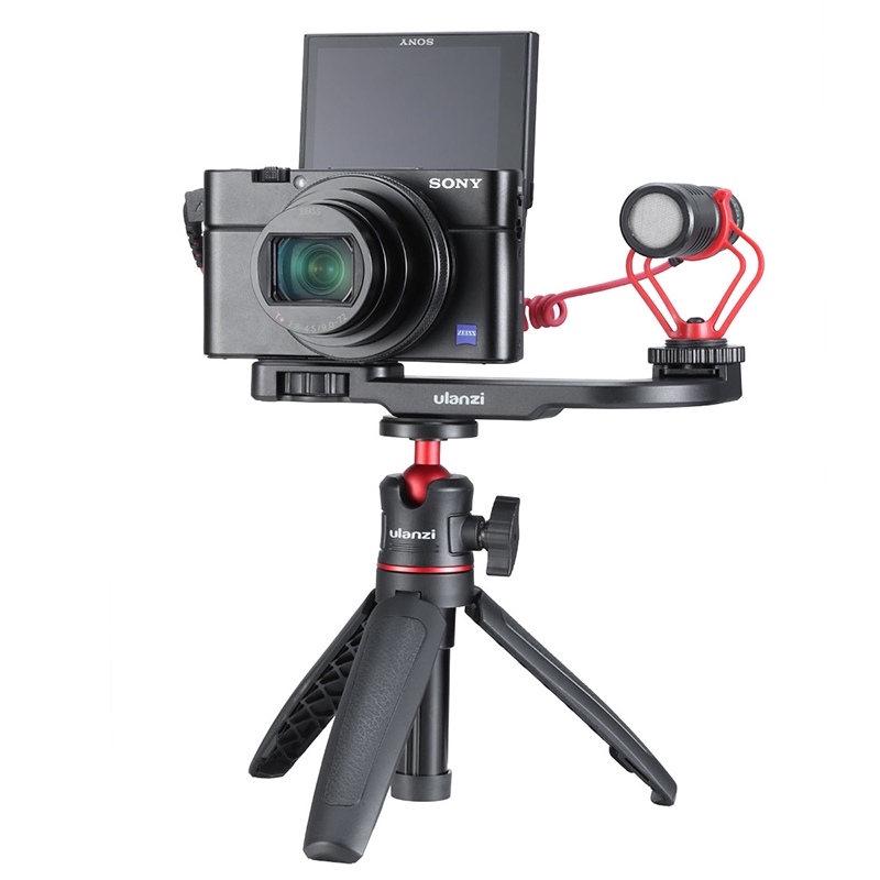 Ulanzi phụ kiện máy ảnh thể thao điện thoại camera mở rộng bên ngoài micro PT-9 súng kiểu giày nóng khung vlog