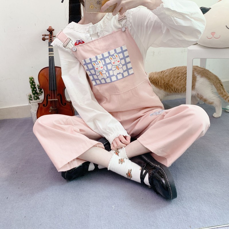 [ORDER TMALL 257] Quần Yếm BF 2 Chú Thỏ Cute | BigBuy360 - bigbuy360.vn