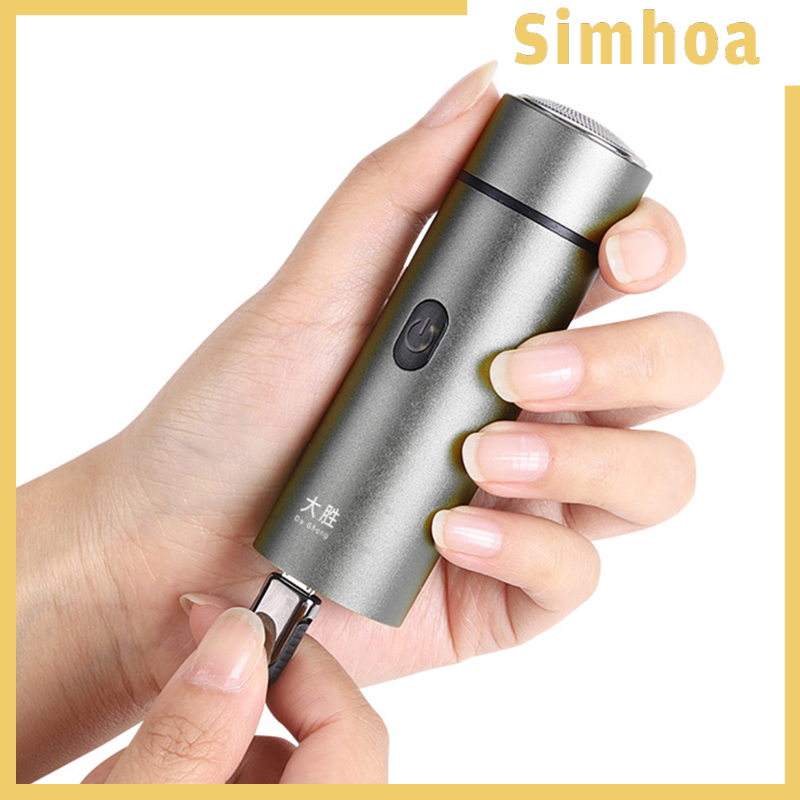 [SIMHOA]Mini Electric Razors Face Shaver for Men Cordless Rechargeable