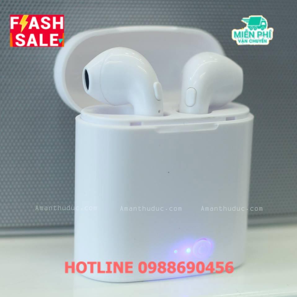 TAI NGHE BLUETOOH NHÉT TAI I7S - 2 TAI NGHE