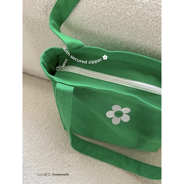 Túi vải thêu Fromyouth Totebag - Flower Totebag