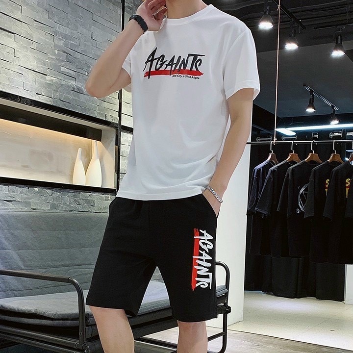 NGUYÊN BỘ  SÉT ĐỒ THUN NAM NỮ THỂ THAO IN CHỮ CÓ NÓN VẢI LƯỚI MÈ MÁT NHẸ TẬP GYM MẶC NHÀ CẢ ÁO VÀ QUẦN