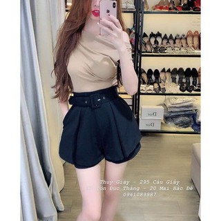 Quần short hai tầng cạp cao tôn dáng Siêu Đẹp!!!