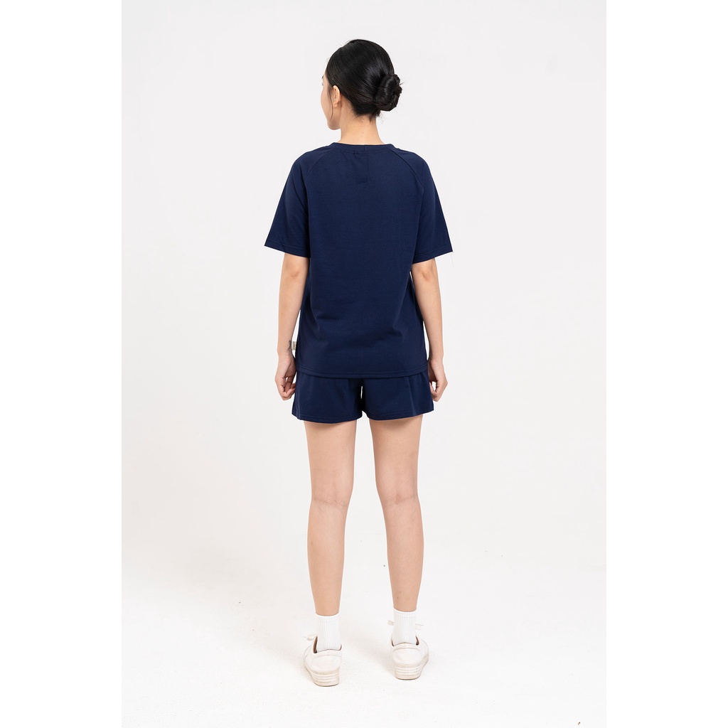 Bộ Áo Thun Vai Rag Lag+Quần Short By Lamer O68S22H002