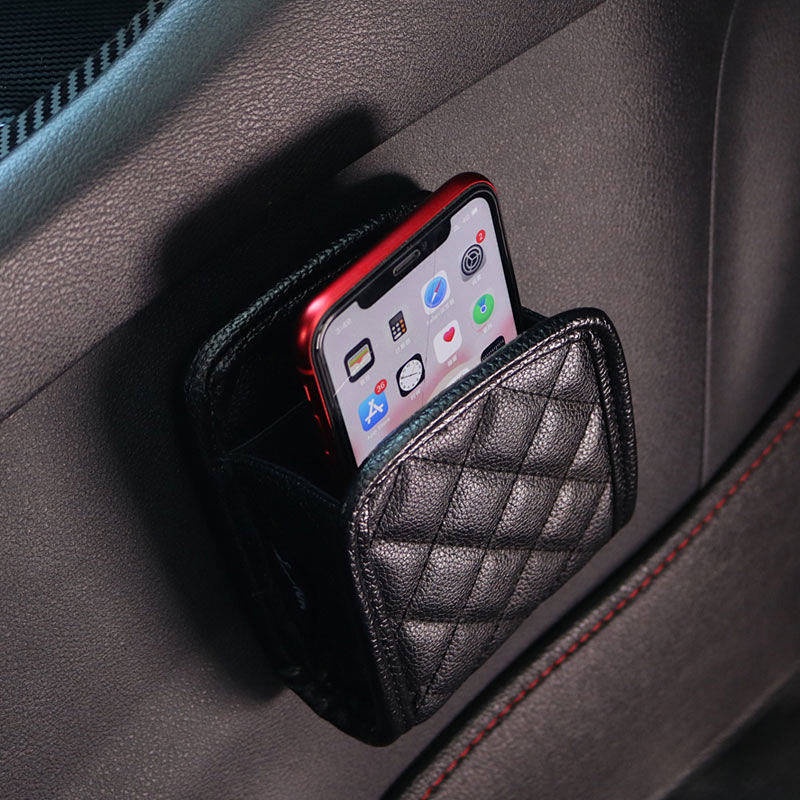 Car Creative Phone Storage Box Car Ditty Bag Vehicle Storage Box Multi-Function Shopping Bags Car Decoration Auto department store supplies