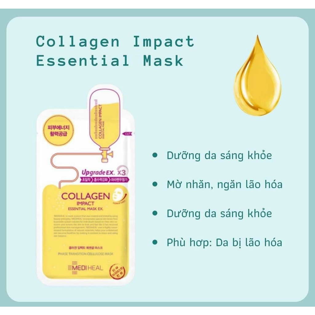 Mặt Nạ Cao Cấp Dưỡng Da Mediheal Mask Ex - Hộp 10 Miếng