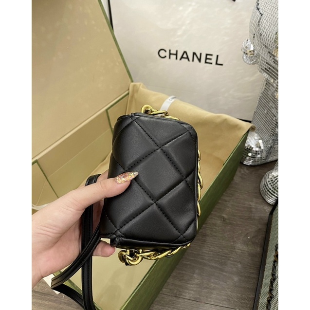 Túi xách nữ cn xích viền to mini túi đeo chéo