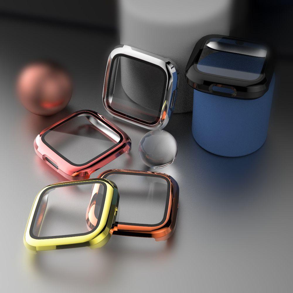 JONYE Ốp Bảo Vệ 360 Độ 9H Mặt Kính Cường Lực Cho Đồng Hồ Thông Minh Fitbit Versa 2