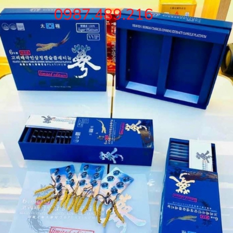 Thiên Sâm Đông Trùng Hạ Thảo Hàn Quốc Hộp 180 Viên