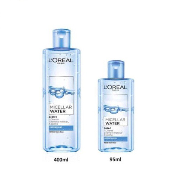 Nước tẩy trang đa năng 3 in 1 tươi mát L'oreal Paris cho da dầu và da hỗn hợp