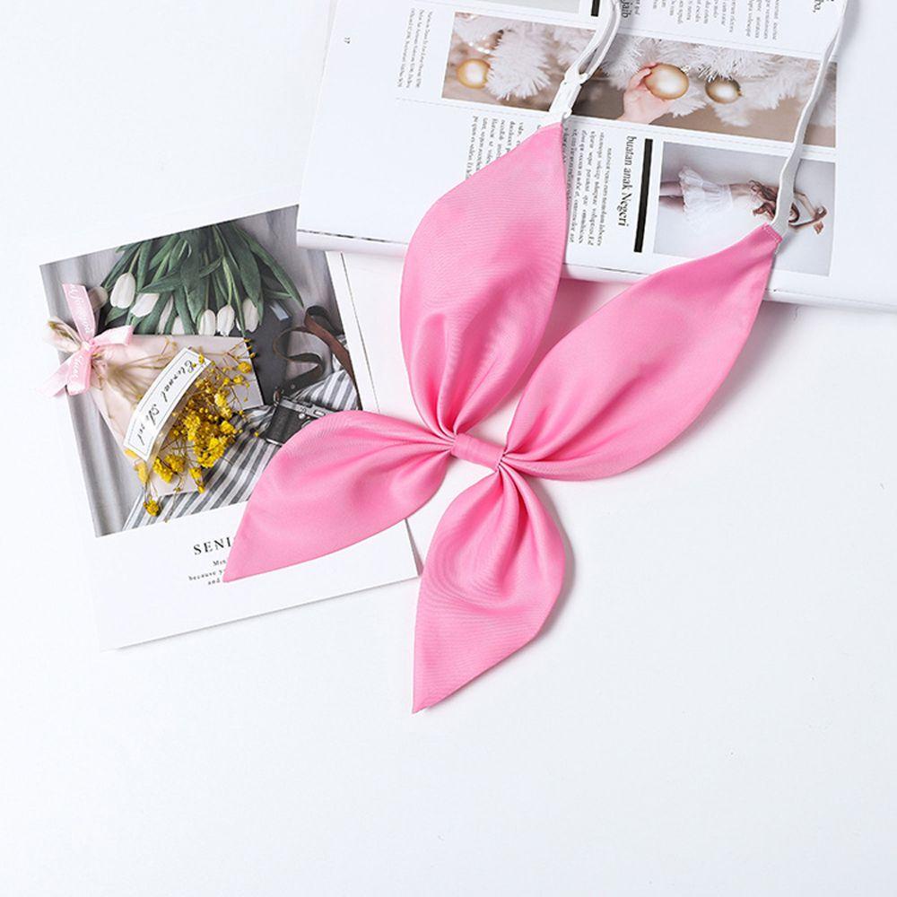 Nơ đeo cổ bằng satin nhiều màu sắc thời trang thanh lịch