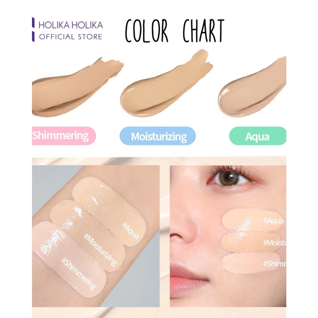 Kem BB trang điểm chống nắng dưỡng ẩm HOLIKA HOLIKA Petti SPF PA++ 30ml phiên bản Among Us