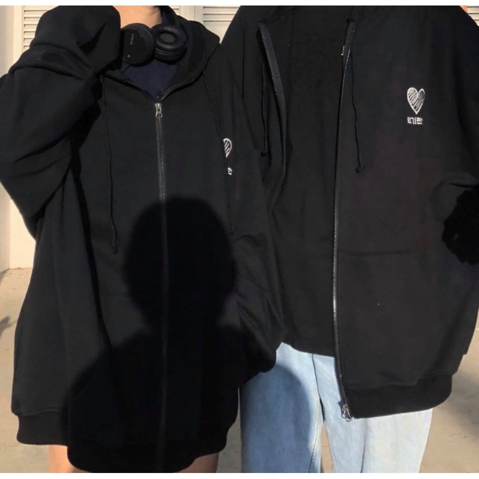 Áo Khoác Hoodie TRÁI TIM HEART Unisex