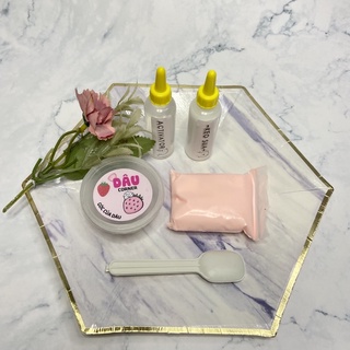 Bộ kit làm slime bơ mini ( tặng kèm charm cốm ngẫu nhiên) + HDSD
