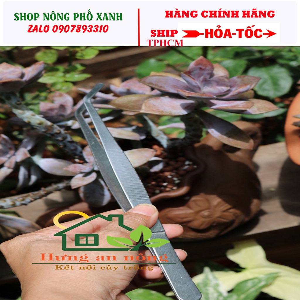 Nhíp gấp đa năng mũi cong dùng trang trí tiểu cảnh, gấp những vật khó size 11cm-17cm-25cm