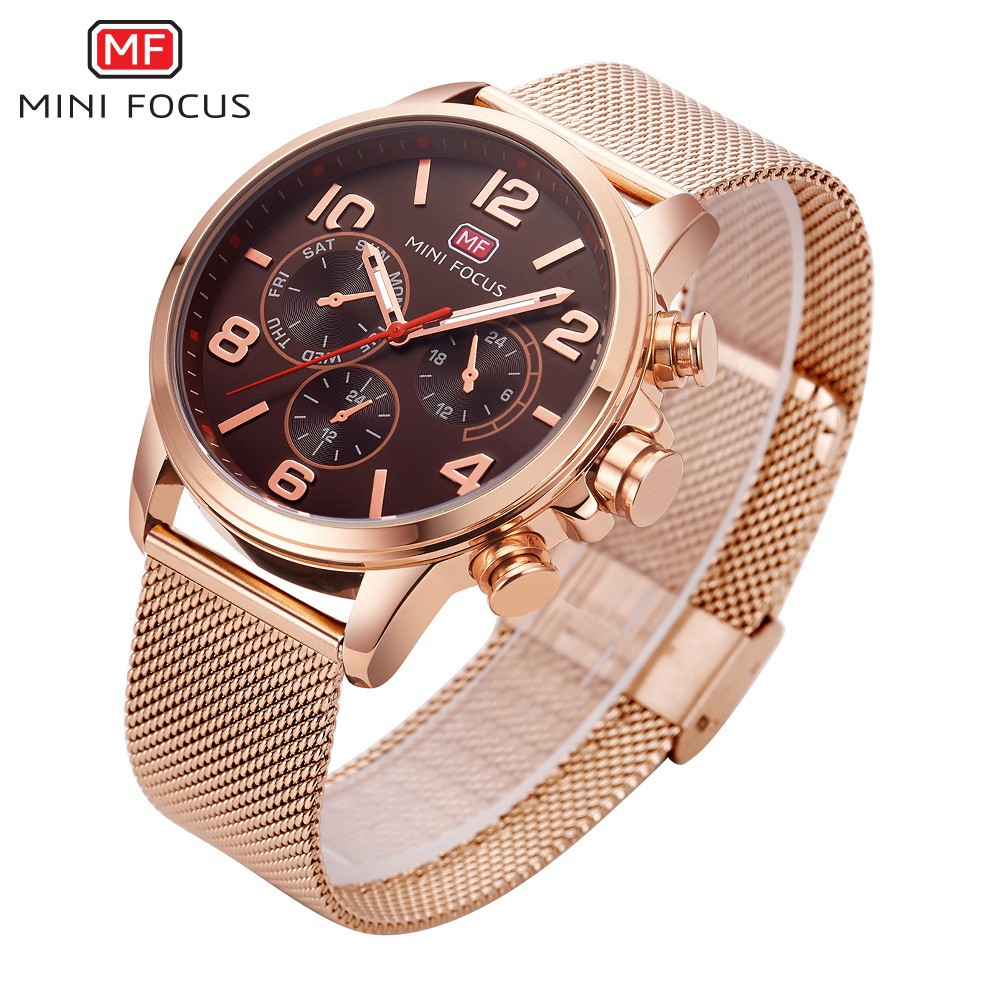 ĐỒNG HỒ NAM MINI FOCUS 0001 DÂY LƯỚI THÉP CAO CẤP, HIỆN ĐẠI NĂNG ĐỘNG Bán lẻ giá sỉ