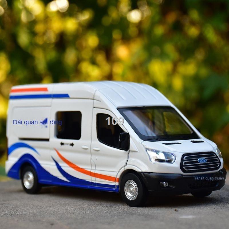 PMàu hổ phách xe hợp kim bên hông mở cửa kéo lại Ford Transit phỏng vấn ô tô thương mại Teshun mô hình âm thanh và ánh s