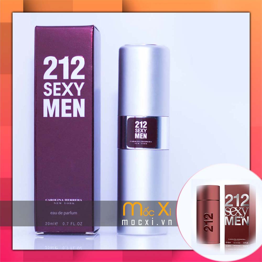 Nước hoa 20ml nam 212 SEXY MEN - Nước hoa nam tự tin - lôi cuốn - gợi cảm