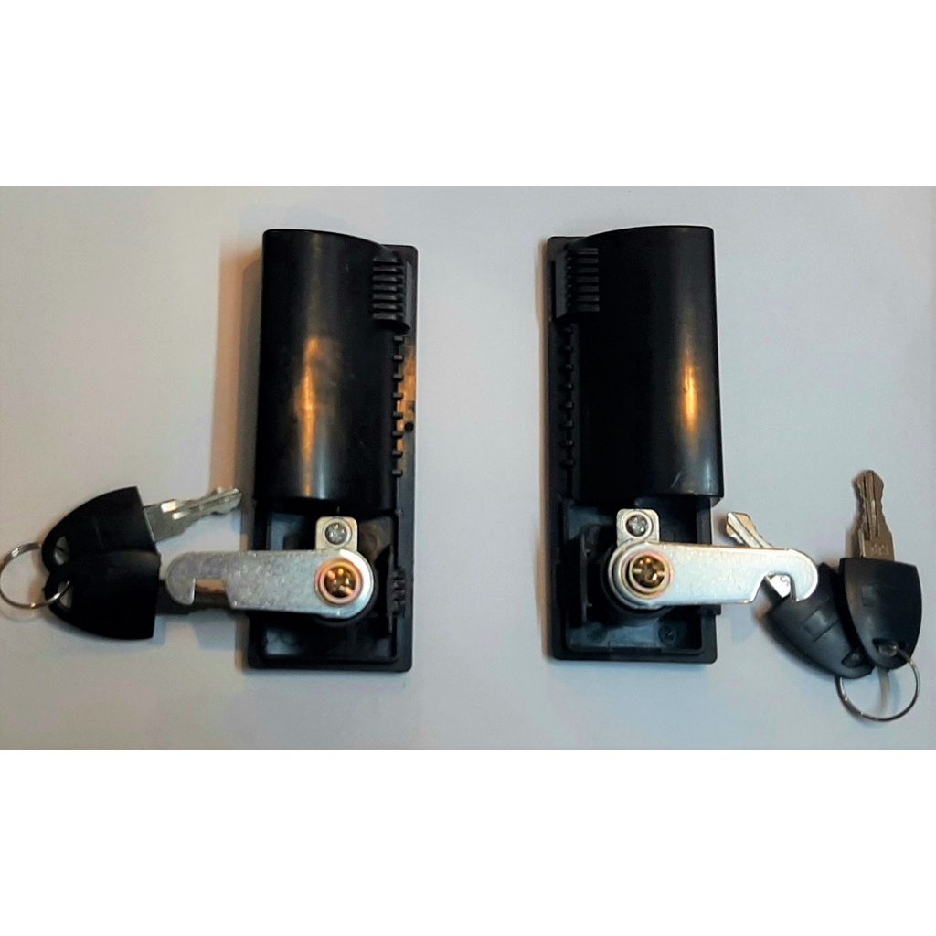 Khóa tủ Hòa Phát tay nắm nhựa âm - màu đen