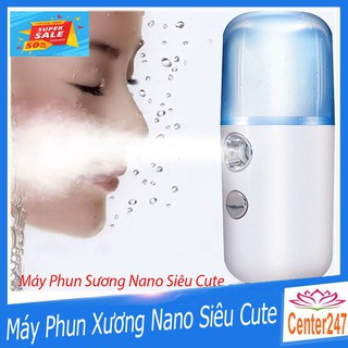 [ HÓT }Máy Phun Sương Xông Hơi Mặt NaNo Mini Cầm Tay Hỗ Trợ Dưỡng Da Cấp Nước Tối Đa - Loại xịn;247]