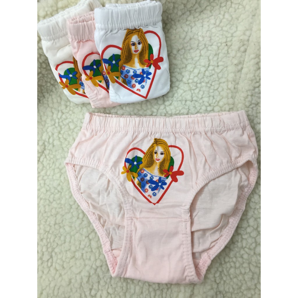 Set quần lót ❤ Free Ship 50k ❤  ❌Sét 12 quần chip búp bê baby cho bé gái
