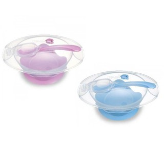 Bộ chén ăn có đế dính - thìa kuku kuku - ku5395
