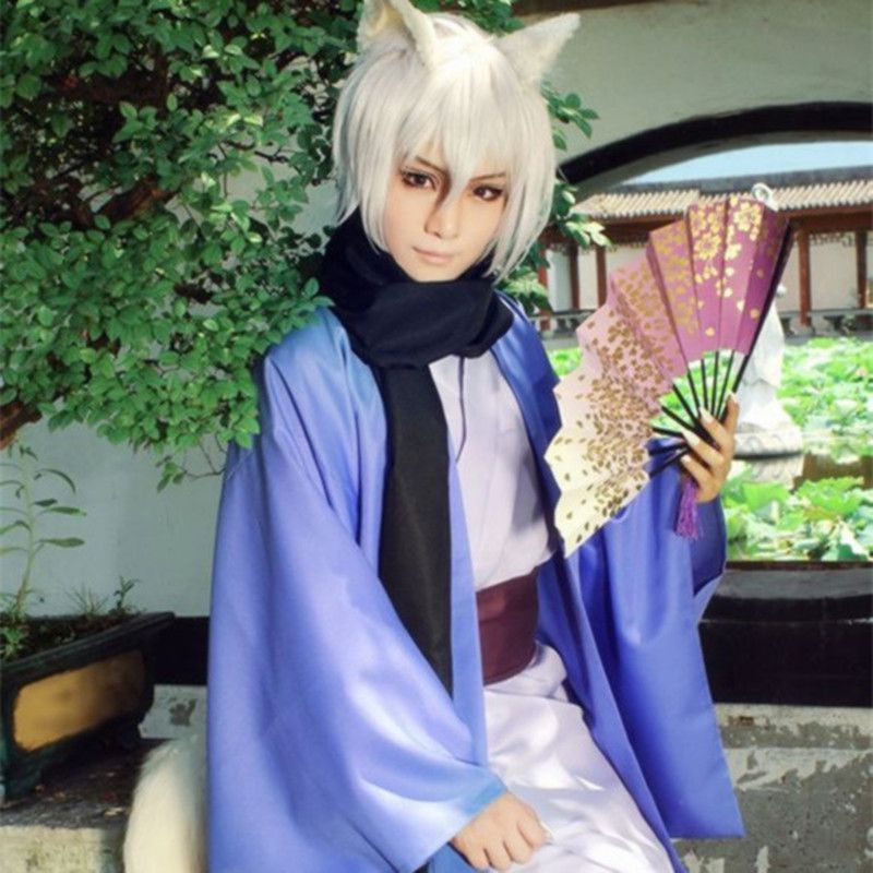 Halloween Kamisama Kiss Kamisama Love Tomoe Cosplay Costume Kimono Yukata Bathrobes Suit