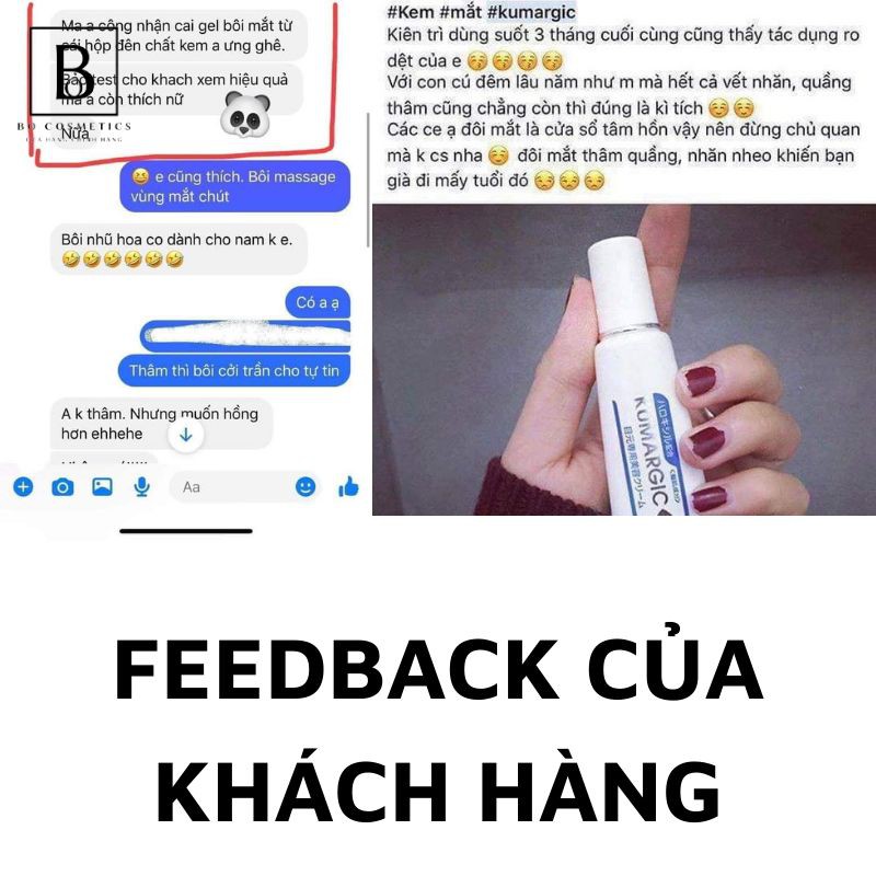 Kem Giảm Thâm Quầng Mắt KUMARGIC EYE Nội Địa Nhật Bản 20g  [AUTH]  [Chính Hãng] | BigBuy360 - bigbuy360.vn