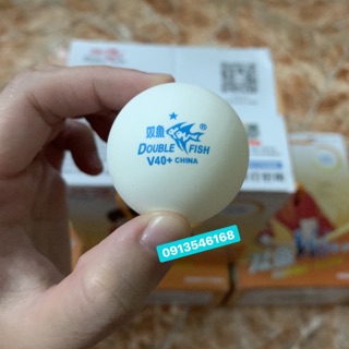 Quả bóng bàn luyện tập Doublefish 40+ 1 sao 100 quả hàng chính hãng