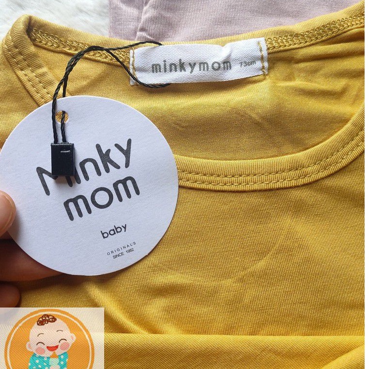 [Màu 7-12] - Bộ Dài Tay Thun Lạnh Nằm Điều Hoà MINKYMOM QUẢNG CHÂU