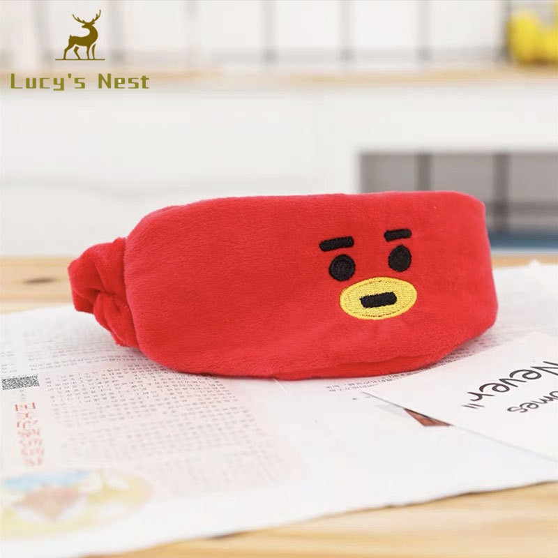 Bts Bt21 Băng Đô Rửa Mặt / Trang Điểm Co Giãn Họa Tiết Bt21 Một Kích Thước Cho Nam Và Nữ