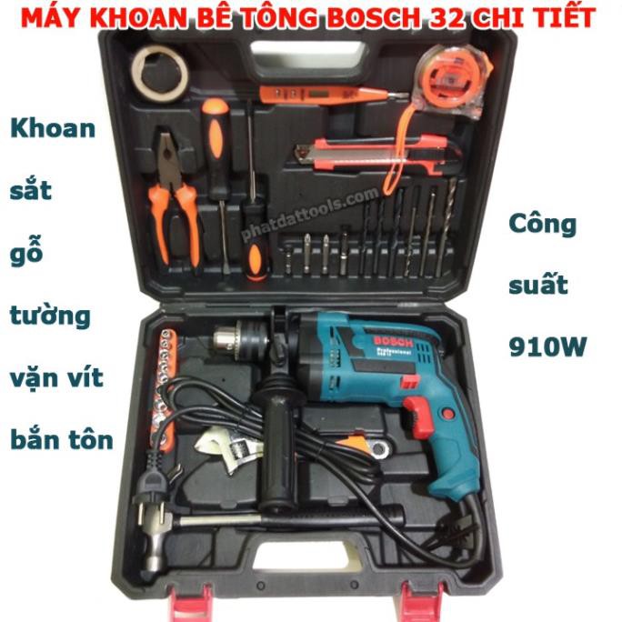 Bộ máy khoan động lực BOCSH 13RE-Công suất 910W-32 chi tiết