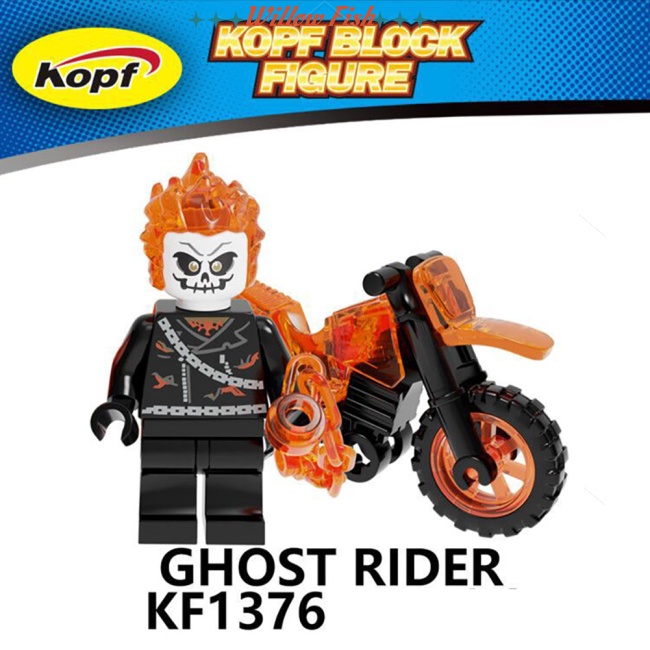 Mô Hình Lego Xe Mô Tô Ma Rider Độc Đáo