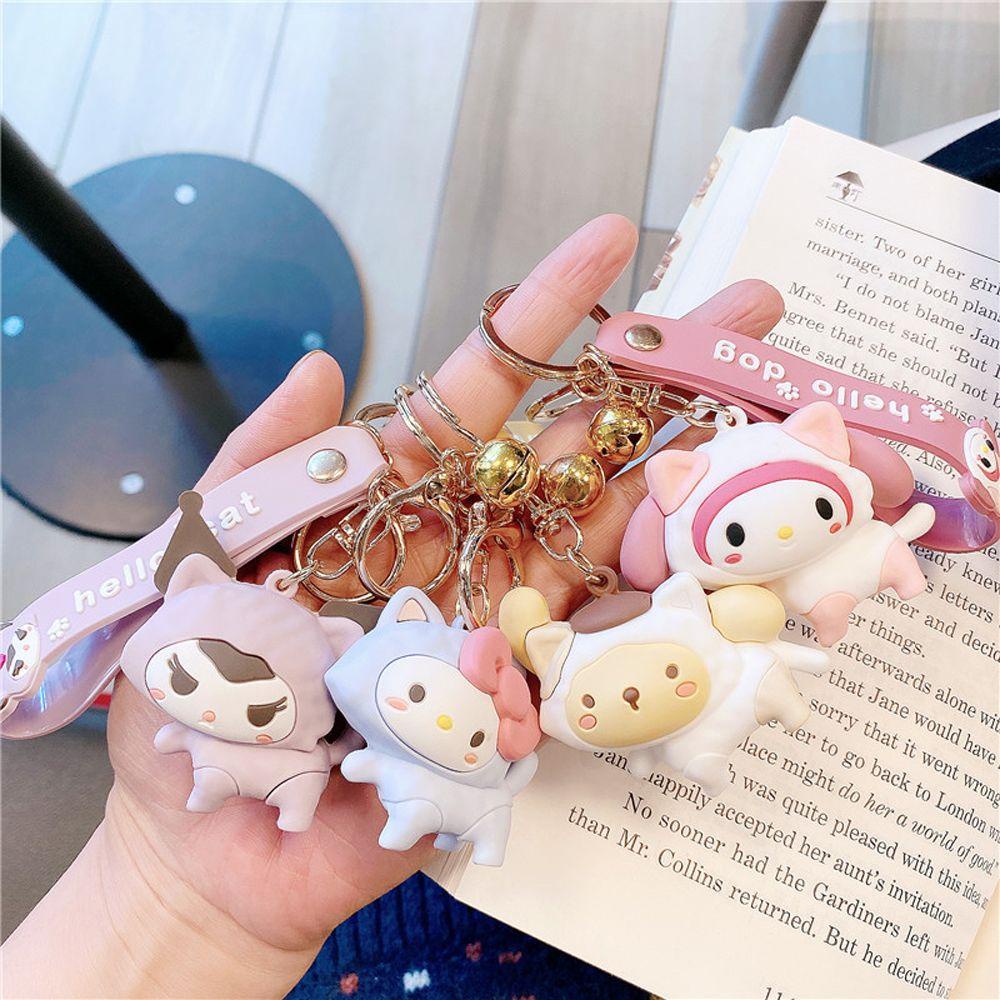 Móc Khóa Gắn Ba Lô / Túi Xách Hình Thỏ Melody Hoạt Hình Kiểu Hàn Quốc Sáng Tạo