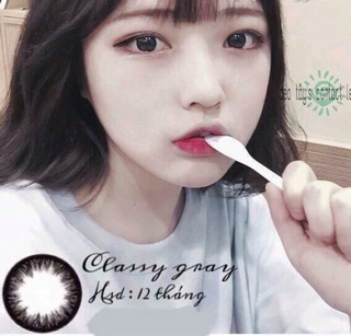 Lens vassen Classy gray có cận nhẹ