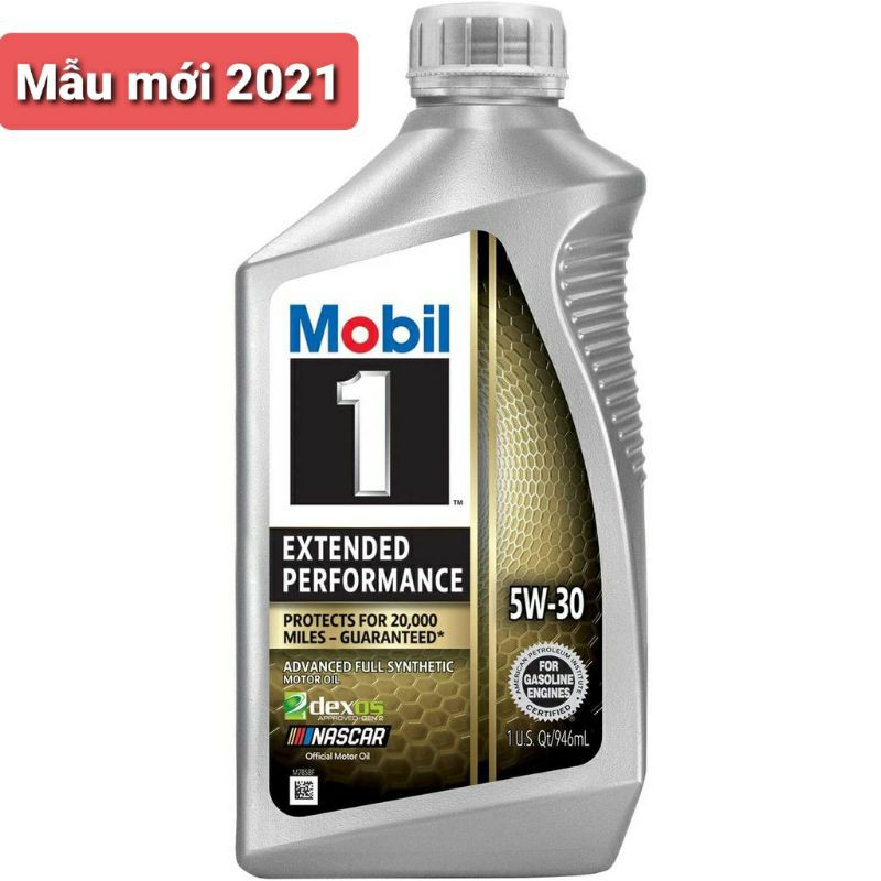 Dầu Nhớt tổng hợp 5W30 dòng cao cấp dành cho xe tay ga và cả Oto Mobil 1 EP 946ml [Nhập khẩu USA]