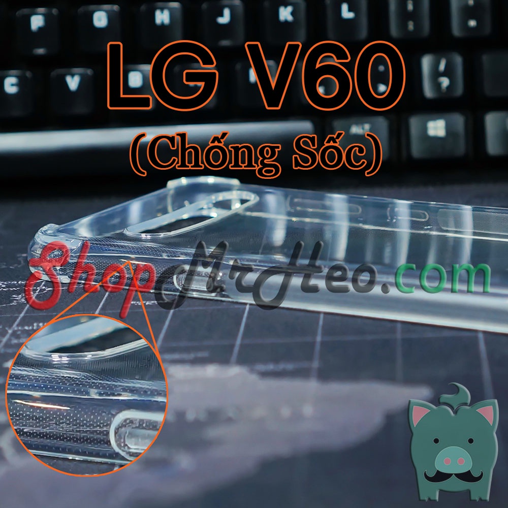Ốp Lưng Dẻo Chống Sốc Trong Suốt LG V60 5G