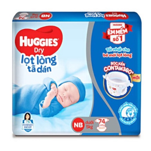 [HÀNG TẶNG] Tã Dán Huggies S56/S88/NB lọt lòng 74/ M74/L68/XL62/XXL56 + Khuyến mãi