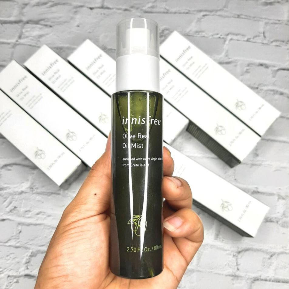 [Hàng xịn] Xịt Khoáng dưỡng ẩm Innisfree Olive Real Oil Mist 80ml [Có Bill ] | BigBuy360 - bigbuy360.vn