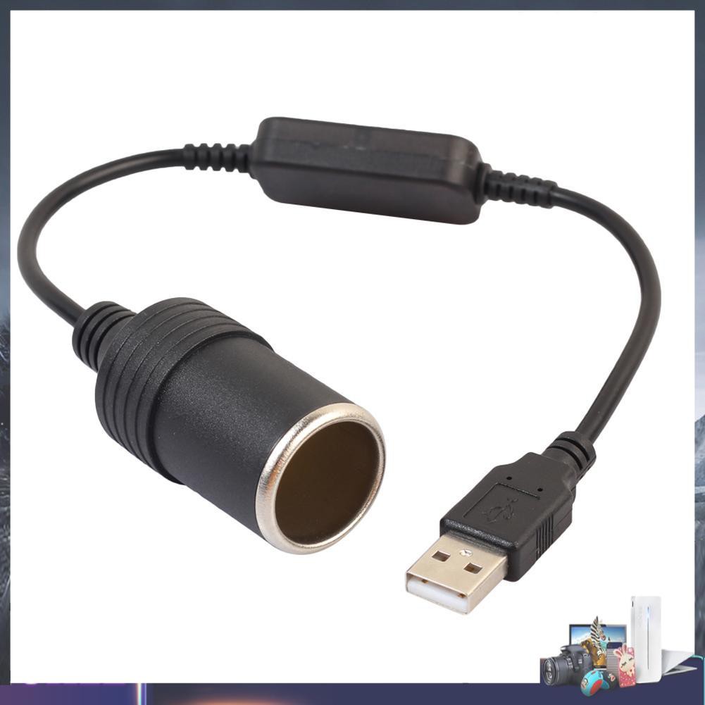 Củ Sạc Chuyển Đổi Từ 5v Usb Male Sang 12v Cho Xe Hơi